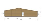 Casa in legno RIVIERA S (44+44 mm), 130 m² specification 4