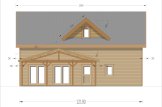Casa in legno VERA S (44 mm + rivestimento), 126 m² specification 3