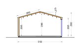 Casetta in legno da giardino PIA S (34 mm + rivestimento), 5x5 m, 25 m² specification 6