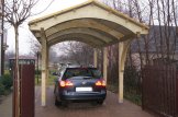 Tettoia auto in legno BETSY 3.6x6 m customer 1
