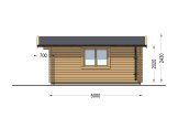Casetta in legno da giardino LILLE (34 mm), 4x5 m, 20 m² specification 5