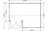 Casetta in legno da giardino OSLO (34 mm), 5x4 m, 20 m² specification 1