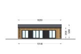 Casa in legno abitabile SELENE (Coibentata, 44 mm + rivestimento), 54 m² specification 2
