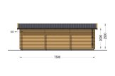Garage in legno CLASSIC (34 mm), 4x7.5 m, 30 m² specification 5