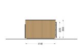 Ufficio in legno da giardino PREMIUM (34 mm + rivestimento), 7x4 m, 25 m² specification 3