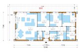 Casa in legno abitabile ROBERTA RV (Coibentata PLUS, 44 mm + rivestimento), 95 m² specification 1