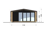 Casetta in legno da giardino PIA PLUS (34 mm + rivestimento), 5x3 m, 12 m² specification 2