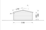 Casetta in legno da giardino DREUX S (34 mm), 5x4 m, 20 m² specification 4