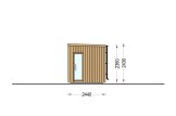 Sauna da esterno OKO (34 mm + rivestimento), 2.3x2.3 m, 4.1 m² specification 5