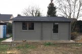 Garage in legno doppio (44 mm), 6x6 m customer 3