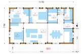 Casa in legno abitabile JULIA RV (Coibentata PLUS, 44 mm + rivestimento), 95 m² specification 1