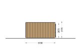 Casa in legno abitabile BELLA 2 RV (Coibentata PLUS, 44 mm + rivestimento), 60 m² specification 5