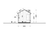 Casetta in legno da giardino CLOCKHOUSE (44 mm), 4x3 m, 12 m² specification 6