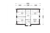 Casa in legno abitabile ASTRID RV (Coibentata PLUS, 44 mm + rivestimento), 92 m² specification 2