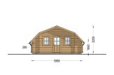 Garage in legno TEXAS (44 mm), 6x6 m, 36 m² specification 4