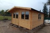 Casetta in legno da giardino LILLE (34 mm), 4x3 m, 12 m² customer 2