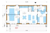 Casa prefabbricata abitabile KAYA 3 PV S (44 mm + rivestimento), 70 m² specification 1