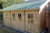 Casa in legno SCOOT (44 mm) 27 mq + 10 mq di mezzanino customer 2