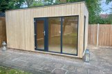 Ufficio in legno da giardino PREMIUM (Coibentata PLUS, 34 mm + rivestimento), 5x3 m, 15 m² customer 2