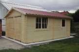 Garage in legno CLASSIC (44 mm), 3.2x5.2, 16 m² customer 2