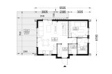 Casa in legno abitabile ASTRID RV (Coibentata PLUS, 44 mm + rivestimento), 92 m² specification 1