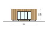 Casa mobile PREMIUM M (34 mm + rivestimento), 6x3 m, 15 m² specification 2