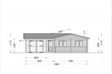 Casa in legno BERTA (66 mm), 72 m² + 18 m² di porticato e garage di 20 m² specification 2
