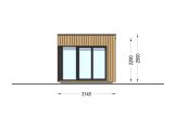 Casetta in legno da giardino INES (Coibentata, 34 mm + rivestimento), 6x3 m, 18 m² specification 5
