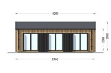 Casa in legno ANGELA (44 mm + rivestimento), 43 m² specification 2