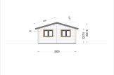 Casa in legno abitabile AGNES S (Coibentata, 44+44 mm), 75 m² specification 3