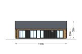 Casa in legno ADALINE (34 mm + rivestimento), 50 m² specification 2
