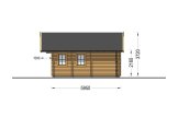 Casa in legno con mezzanino SCOOT S (34+34 mm), 27 m² + 9 m² specification 6