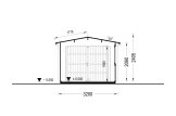 Garage in legno CLASSIC (34 mm), 3.2x5.2, 16 m² specification 6