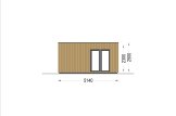 Casa in legno PREMIUM (Coibentata PLUS, 34 mm + rivestimento), 6x5 m, 30 m² specification 5