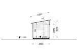 Sauna da esterno VIGOR (44 mm), 4.5x2.5 m, 4.9 m² specification 6