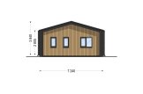 Casa in legno abitabile ROBERTA RV (Coibentata PLUS, 44 mm + rivestimento), 95 m² specification 5