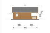 Casa in legno con terrazza ANGERS S (34+34 mm), 36 m² + 19 m² specification 4