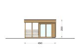 Sauna da esterno FREJA (44 mm), 4.5x2.5 m, 4.85 m² specification 2