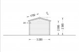 Garage in legno (28 mm) 3.2x5.2 m specification 4
