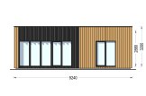 Casa in legno abitabile LUCIA 1 RV (Coibentata PLUS, 44 mm + rivestimento), 40 m² specification 2