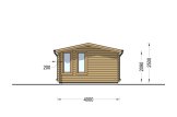 Casetta in legno da giardino DEVON (34 mm), 6x4 m, 24 m² specification 5