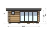 Casa mobile ARTUR M (34 mm + rivestimento), 6x3 m, 15 m² specification 2