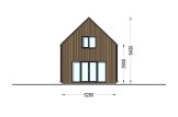Casa prefabbricata abitabile ALINA PV (Coibentata PLUS, 44 mm + rivestimento), 46 m² specification 3