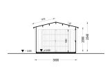 Garage in legno CLASSIC (34 mm), 3.6x5.4 m, 20 m² specification 6