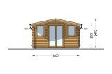 Casetta in legno da giardino OLYMP (34 mm), 4x3 m, 12 m² specification 2