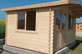 Casetta in legno da giardino LILLE (Coibentata, 44+44 mm), 4x5 m, 20 m² customer 1