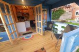 Casetta in legno ISLA con porticato (44 mm), 6x5 m, 18 m² + 7 m² customer 3