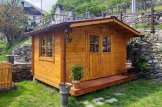 Casetta in legno da giardino RENNES (34 mm), 4x3 m, 12 m² customer 2