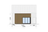 Casa prefabbricata abitabile MIRABEL PV (Coibentata PLUS, 44 mm + rivestimento), 70 m² specification 3