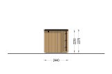 Sauna da esterno OKO (34 mm + rivestimento), 2.3x1.6 m, 2.7 m² specification 4